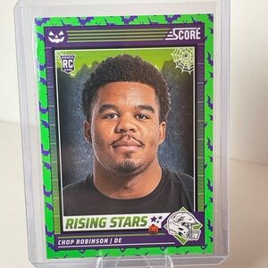 CHOP ROBINSON 2024 Score-A-Treat RC Rookie Rising Stars Green Bats #12 Dolphins
